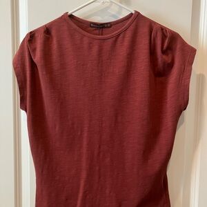 Vince Rich Red Women's Short Sleeve Tee